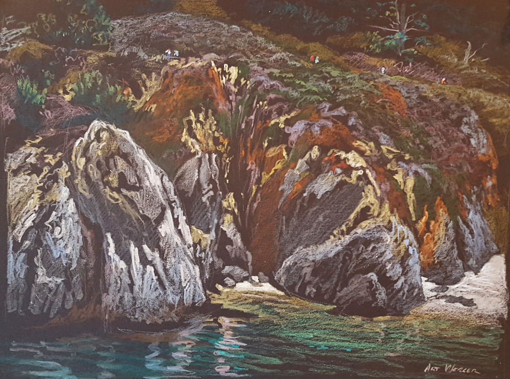 Point Lobos #2 original drawing
