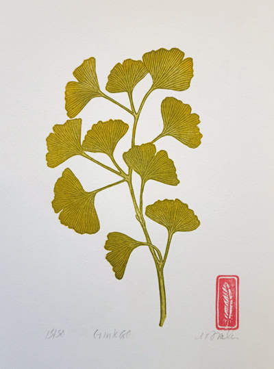 Ginkgo green/yellow (edition varie)