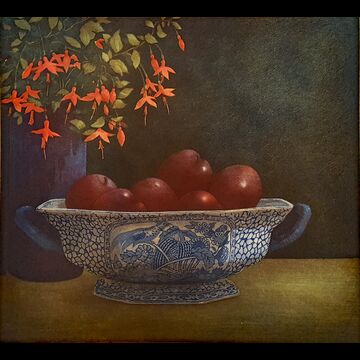 Bowl of Plums by Terrence Millington