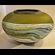 Frosted Moss Strata Vase