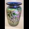 Art Glass Vase Cobalt and Green medium by Rick Hunter