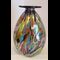 Art Glass Vase Cobalt Drip medium by Rick Hunter